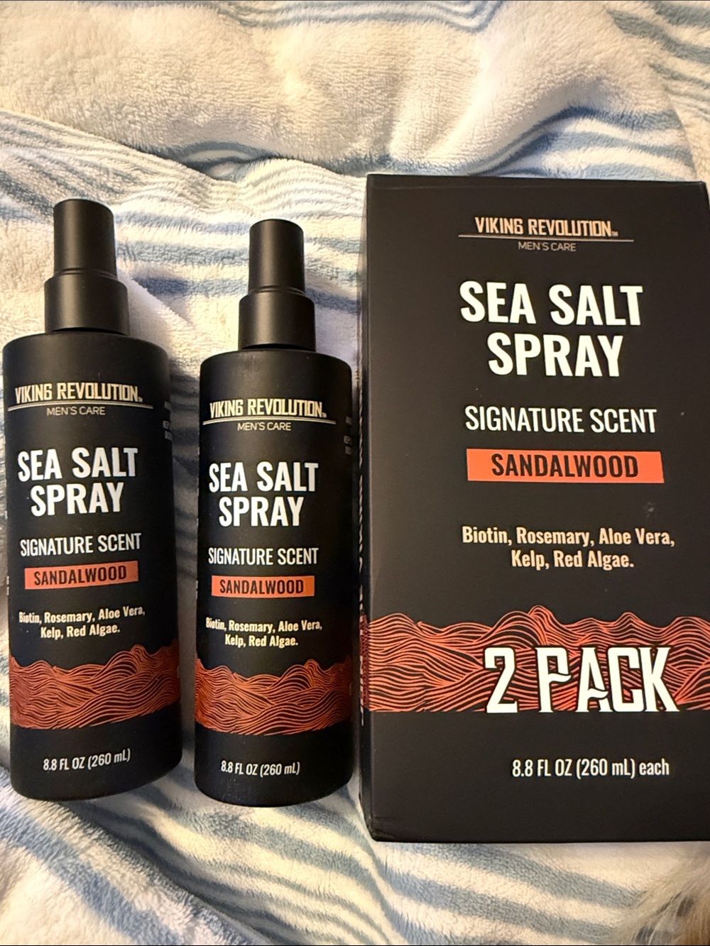 Viking Revolution Sea Salt Spray Signature Scent - Black & Orange